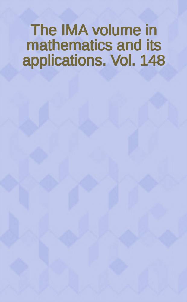The IMA volume in mathematics and its applications. Vol. 148 : Software for algebraic geometry