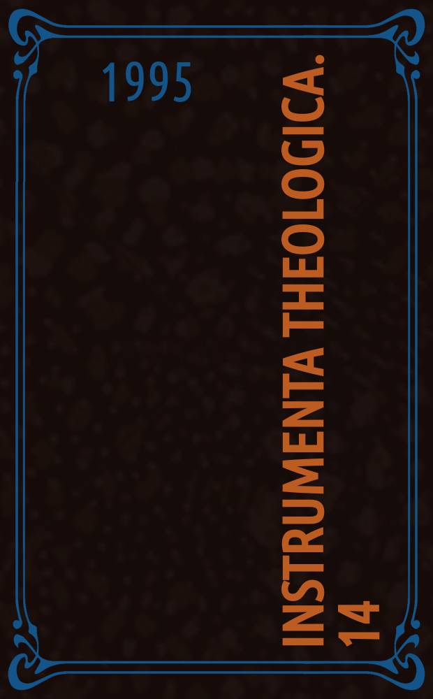 Instrumenta theologica. 14 : An exhaustive Rosenzweig bibliography = Франц Розенцвейг