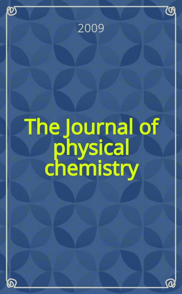 The Journal of physical chemistry : JPCHAx. Vol. 113, № 40