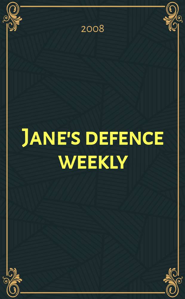 Jane's defence weekly : An intern. Thomson publ. Vol. 45, № 27