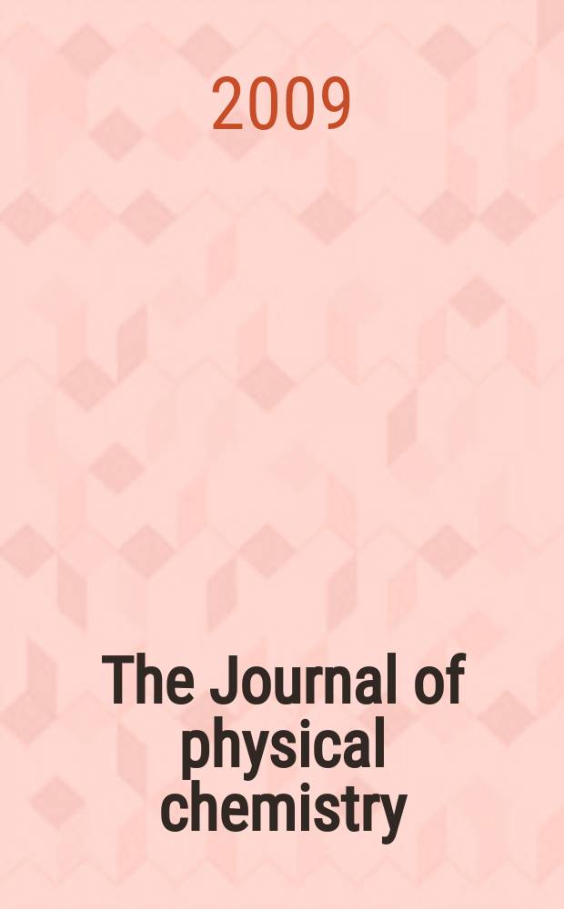 The Journal of physical chemistry : JPCHAx. Vol. 113, № 4