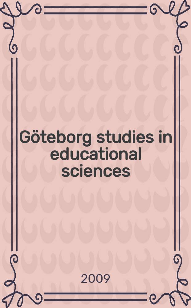 Göteborg studies in educational sciences : Läsförmågan bland 9-10-åringar = Навыки чтения в возрасте от 9 - 10 лет