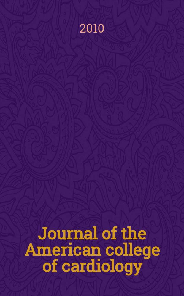 Journal of the American college of cardiology : JACC. Vol. 56, № 13
