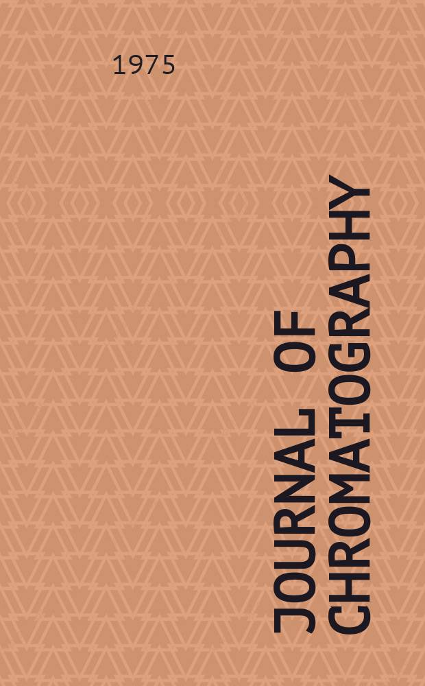 Journal of chromatography : Intern. journal on chromatography, electrophoresis and related methods. Vol. 113, № 3