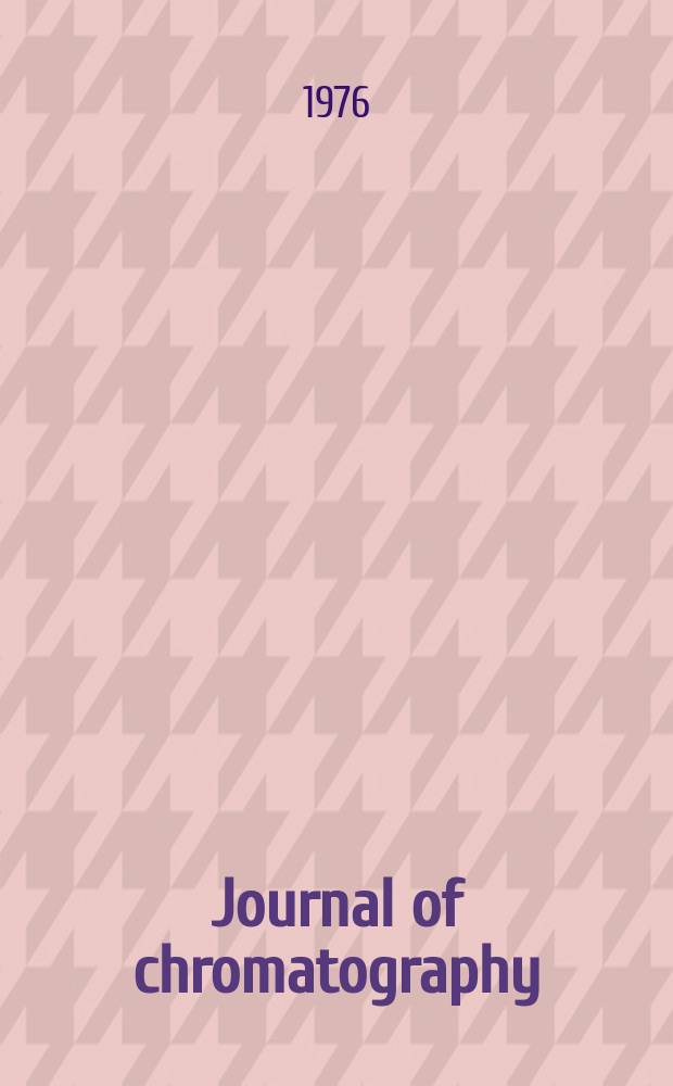 Journal of chromatography : Intern. journal on chromatography, electrophoresis and related methods. Vol. 127, № 2