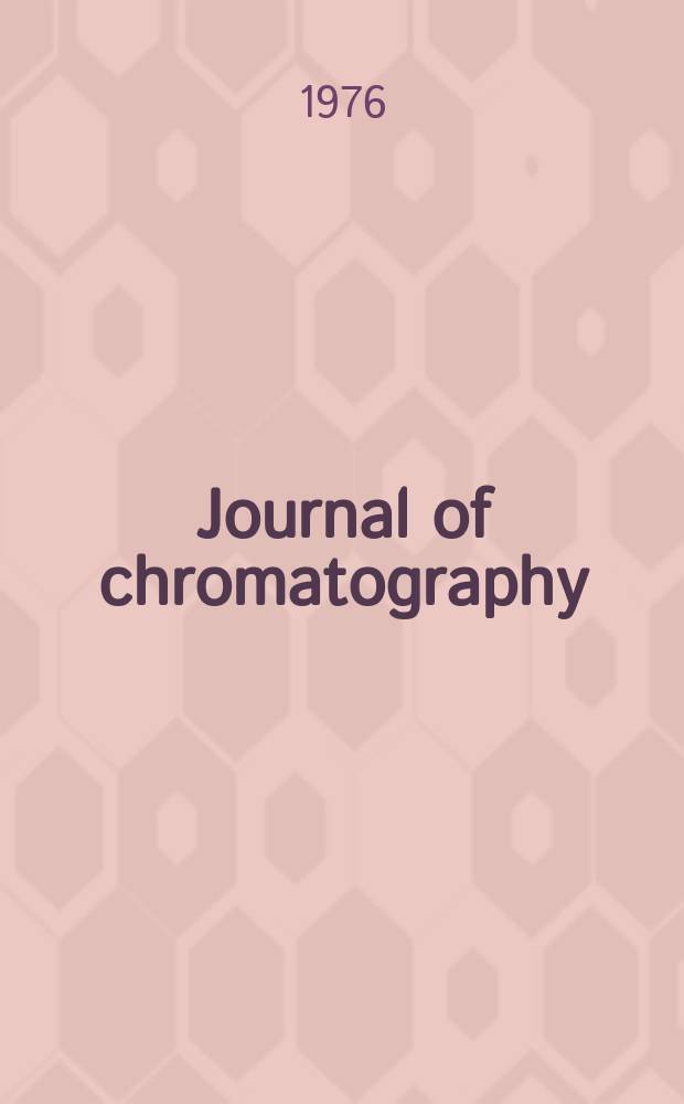 Journal of chromatography : Intern. journal on chromatography, electrophoresis and related methods. Vol. 127, № 3