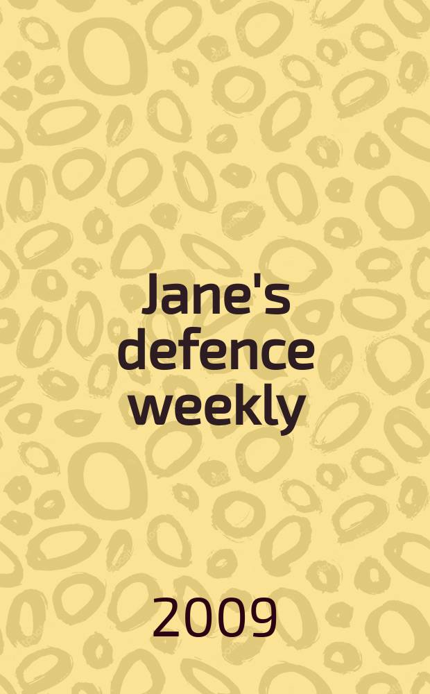 Jane's defence weekly : An intern. Thomson publ. Vol. 46, № 44
