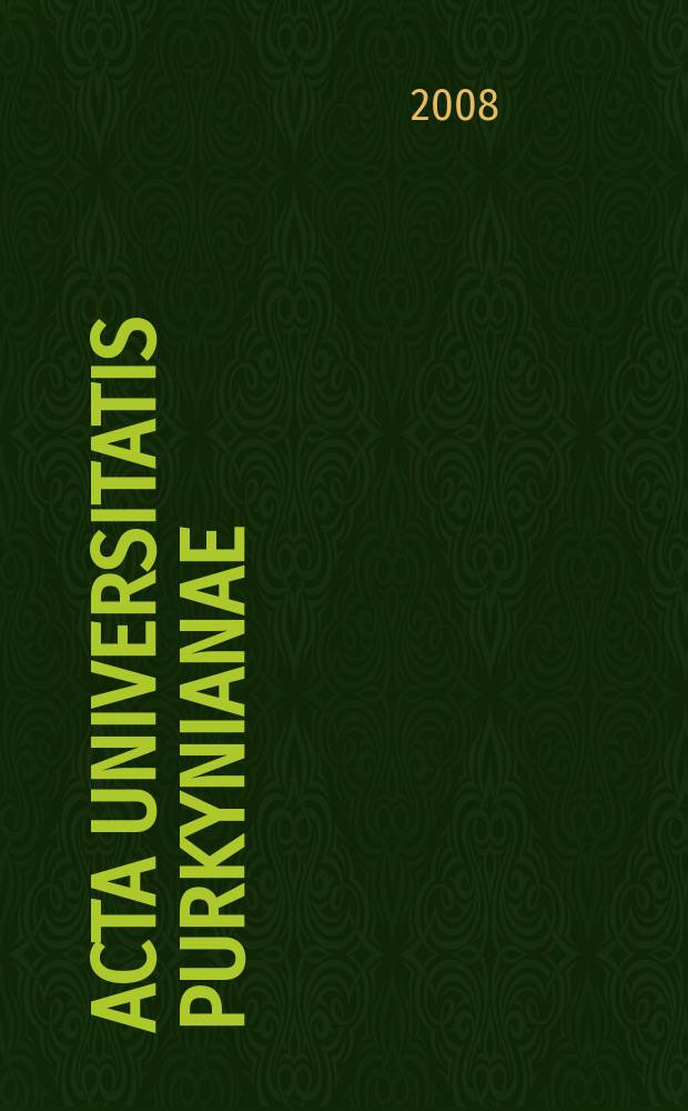 Acta Universitatis Purkynianae : Nacionalizace společnosti v Čechách 1848-1914 = Национализация общества в Чехии, 1848-1914
