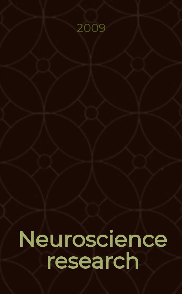 Neuroscience research : The offic. j. of the Japan neuroscience soc. Vol. 64, № 2