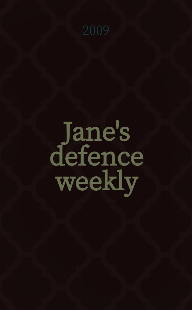 Jane's defence weekly : An intern. Thomson publ. Vol. 46, № 22