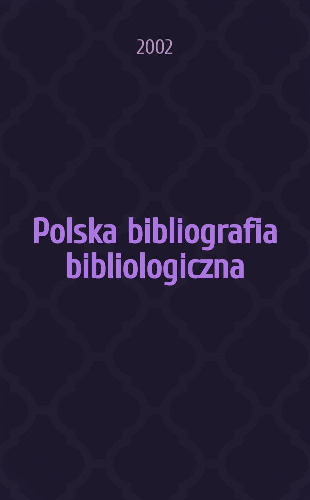 Polska bibliografia bibliologiczna