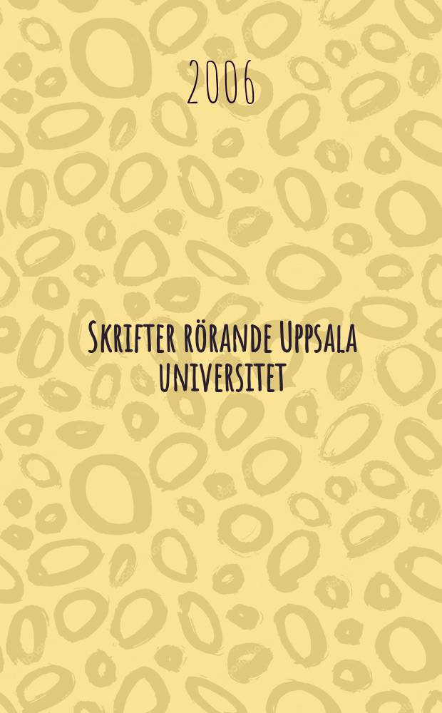 Skrifter rörande Uppsala universitet : Doktorspromotionen. 2 juni