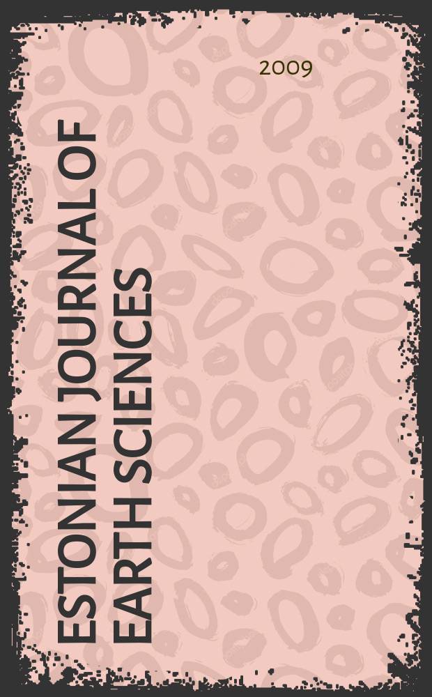 Estonian journal of earth sciences : an international open access journal. Vol. 58, № 1 : Special issue on the Seventh Baltic stratigraphical conference [(BSC) held in Tallinn, Estonia, on 15-22 May 2008]