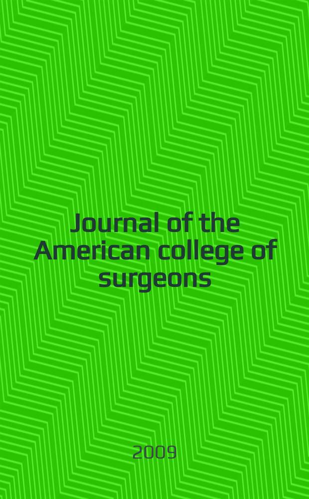 Journal of the American college of surgeons : Formerly Surgery, gynecology & obstetrics. Vol. 209, № 2