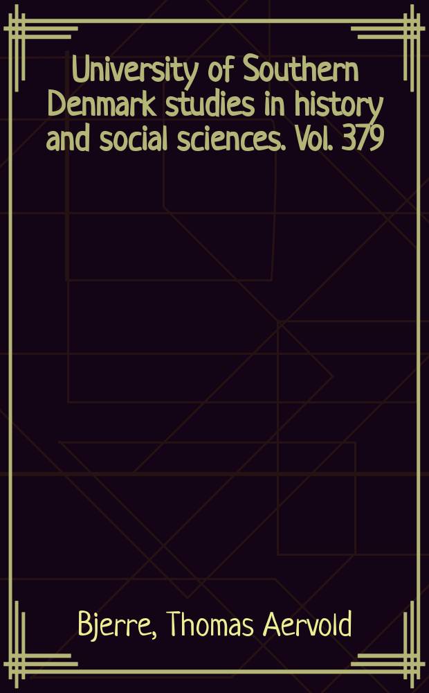 University of Southern Denmark studies in history and social sciences. Vol. 379 : Cowboynationen = Страна ковбоев