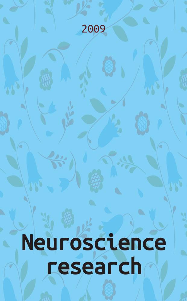 Neuroscience research : The offic. j. of the Japan neuroscience soc. Vol. 65, № 3