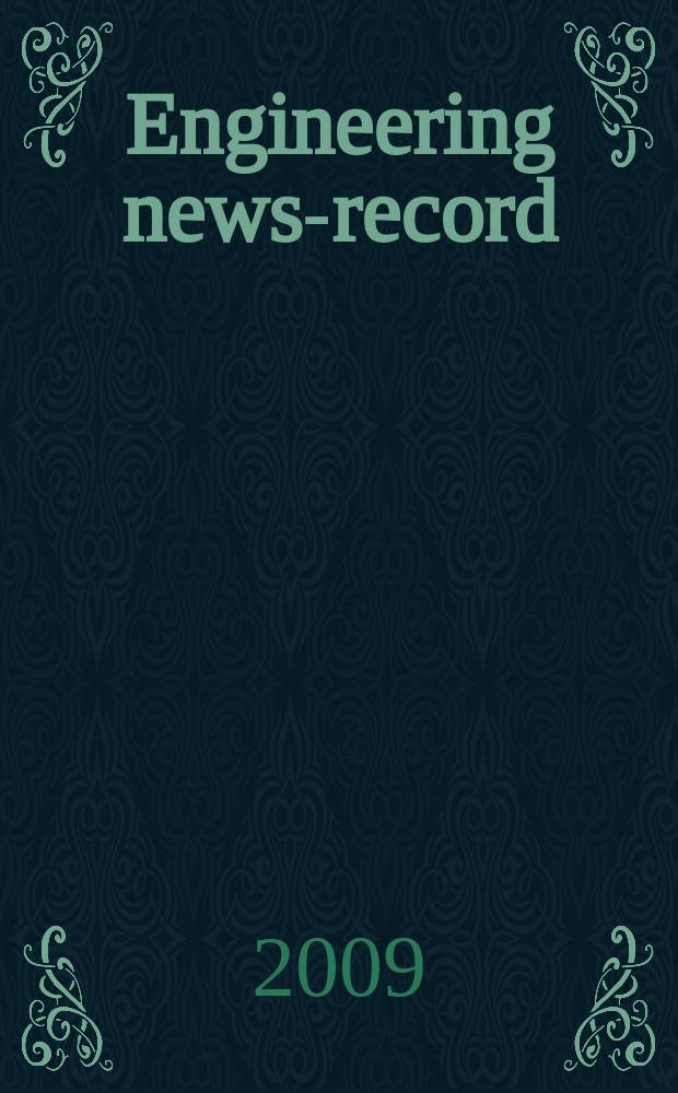 Engineering news-record : Devoted to civil engineering and contracting. Vol. 262, № 13