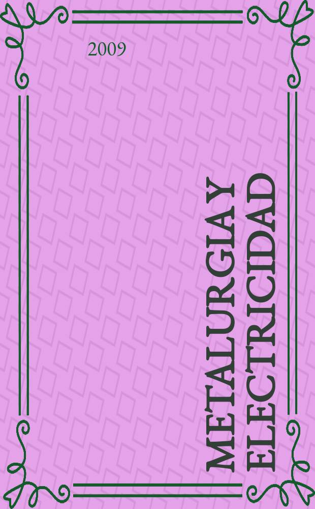 Metalurgia y electricidad : Revista técnica nacional Miembro de la Asoc. española de la prensa técnica. Vol. 73, № 816