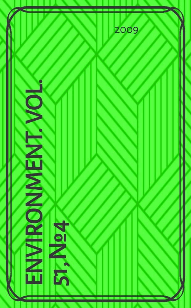 Environment. Vol. 51, № 4