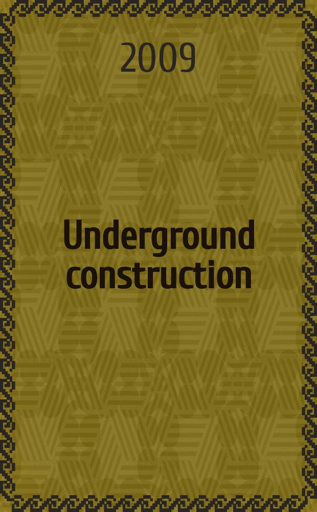 Underground construction : Water, sewer, gas & cable Serving the construction, rehabilitation and remediation professional Form. Pipeline & utilities construction. Vol. 64, № 7