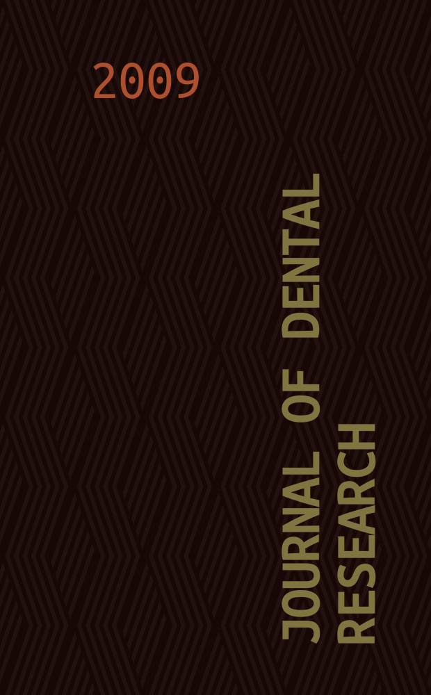 Journal of dental research : Off. publ. of the Intern. ass. for dental research. Vol. 88, № 6