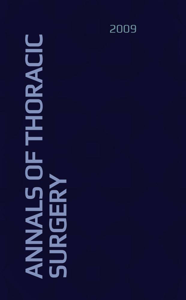 Annals of thoracic surgery : Offic. j. of the Soc. of thoracic surgeons a. the Southern thoracic surgical assoc. 2008, к vol. 88, № 1, suppl. : The Society of thoracic surgeons 2008 cardiac surgery risk models = Доклад общества торакальных хирургов о моделях риска в сердечной хирургии