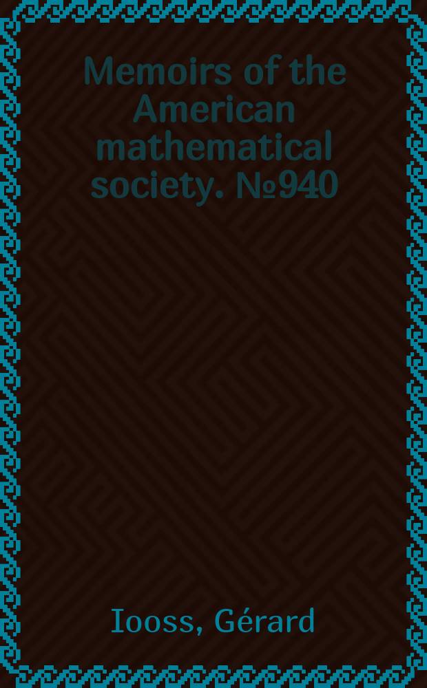 Memoirs of the American mathematical society. № 940 : Small divisor problem in the theory of three-dimensional water gravity waves