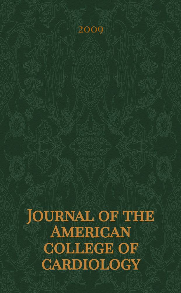 Journal of the American college of cardiology : JACC. Vol. 53, № 25