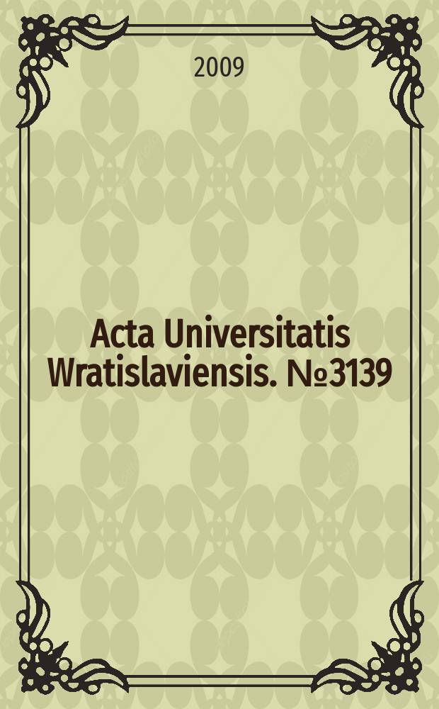 Acta Universitatis Wratislaviensis. № 3139 : Na rynku wartości = На рынке ценностей
