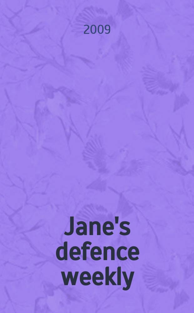 Jane's defence weekly : An intern. Thomson publ. Vol. 46, № 28