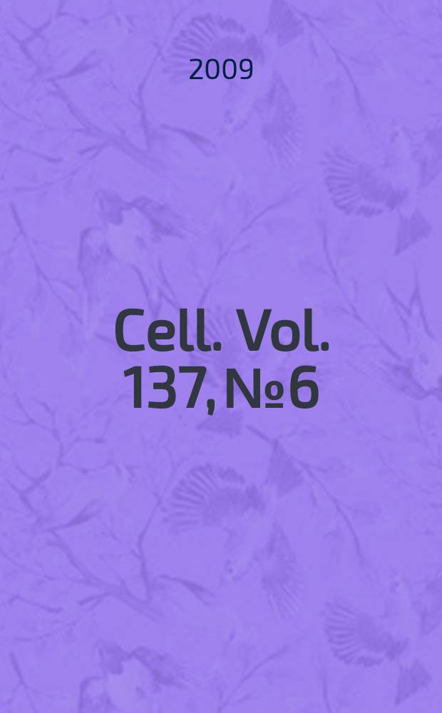 Cell. Vol. 137, № 6