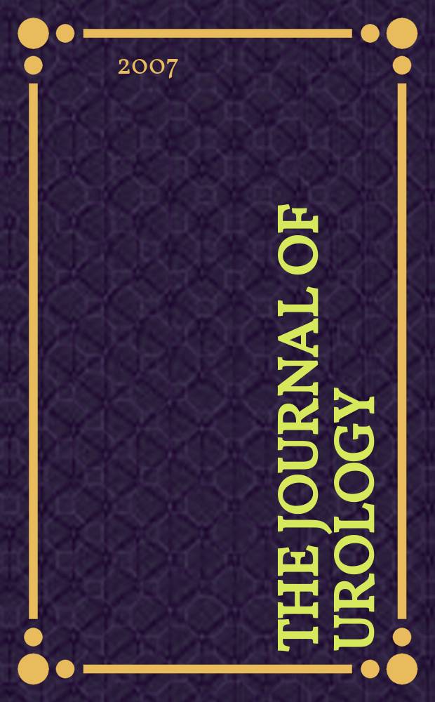 The Journal of urology : Offiс. organ of the Amer. urological assoc. Vol. 177, № 2