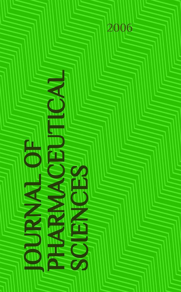 Journal of pharmaceutical sciences : Formerly Scientific edition, Journal of the American pharmaceutical association. Vol. 95, № 8