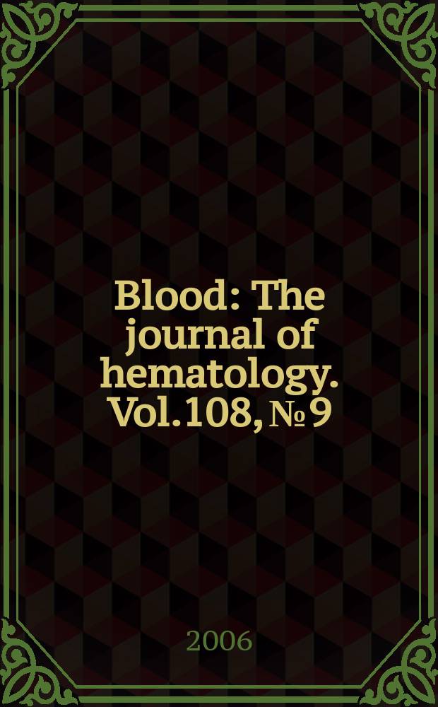 Blood : The journal of hematology. Vol.108, № 9