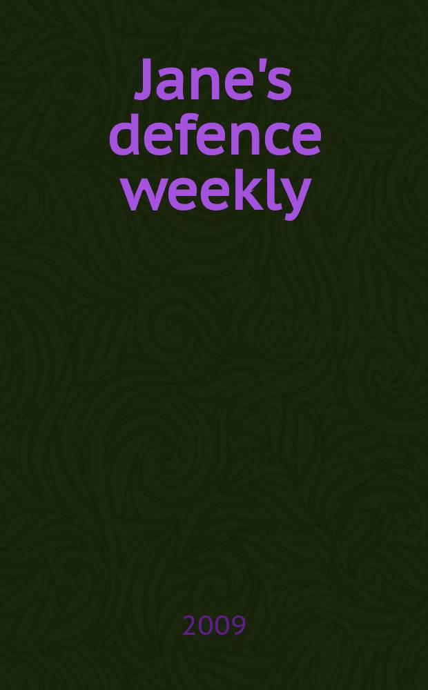 Jane's defence weekly : An intern. Thomson publ. Vol. 46, № 33
