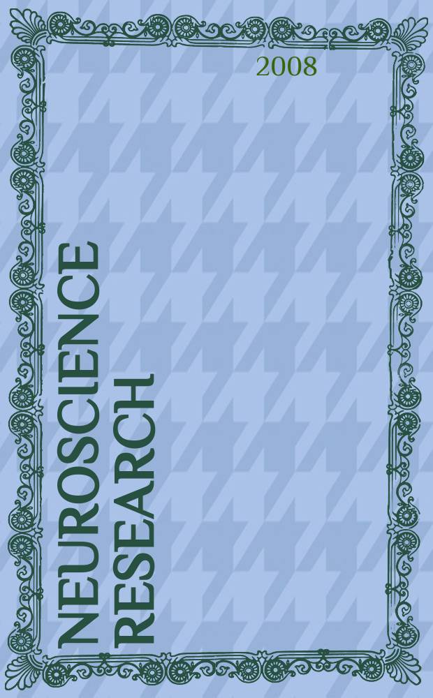 Neuroscience research : The offic. j. of the Japan neuroscience soc. Vol. 60, № 2