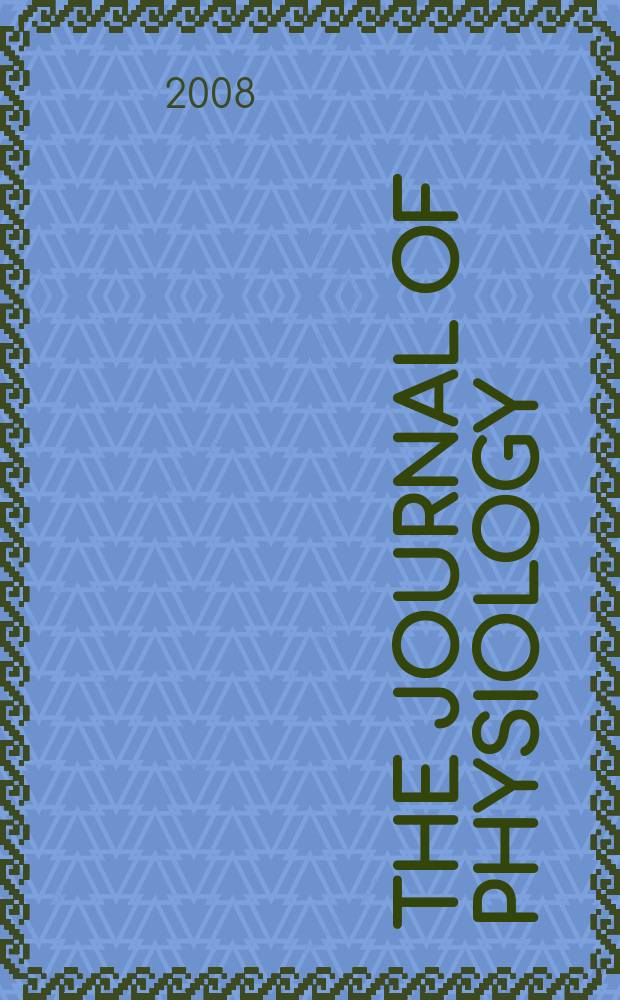 The Journal of physiology : Ed. for the Physiological society. Vol. 586, № 14