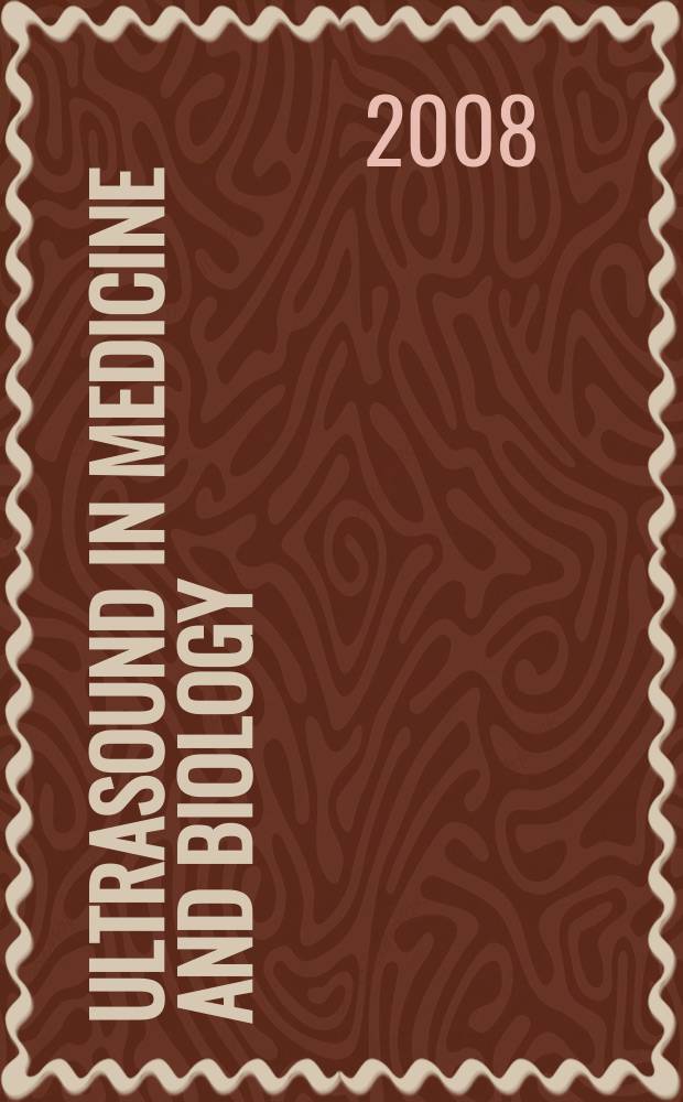 Ultrasound in medicine and biology : Offic. journal of the World federation for ultrasound in medicine and biology. Vol. 34, № 3