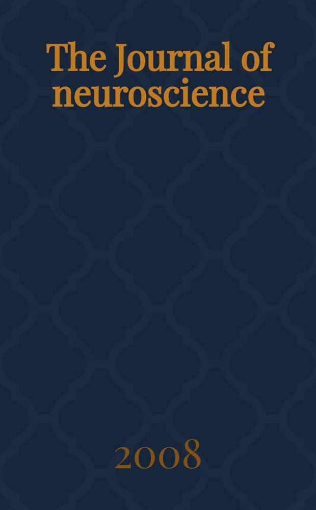 The Journal of neuroscience : The official journal of the Society for neuroscience. Vol. 28, № 27