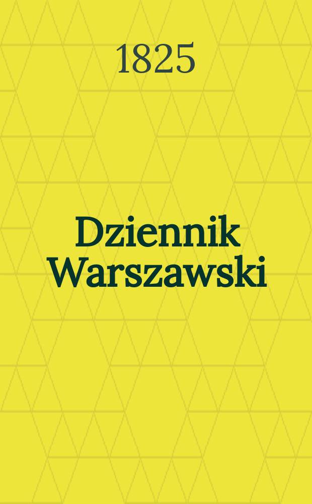 Dziennik Warszawski