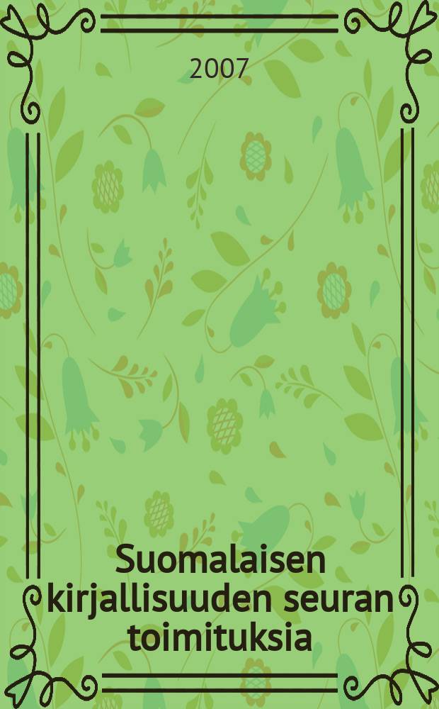Suomalaisen kirjallisuuden seuran toimituksia : Jöns Budde = Йенс Будде-брат монастыря Святой Биргитты и его литературные труды