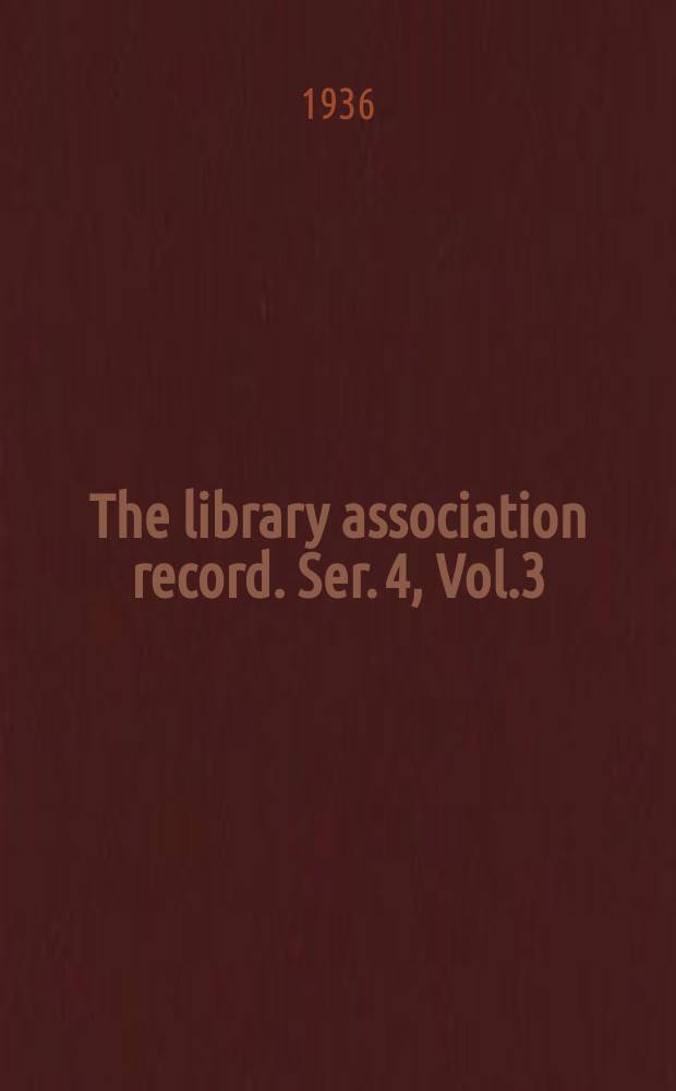 The library association record. Ser. 4, Vol.3(38), №9