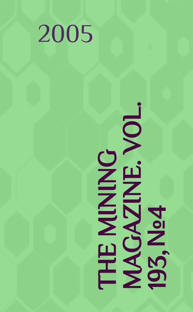 The Mining magazine. Vol. 193, № 4