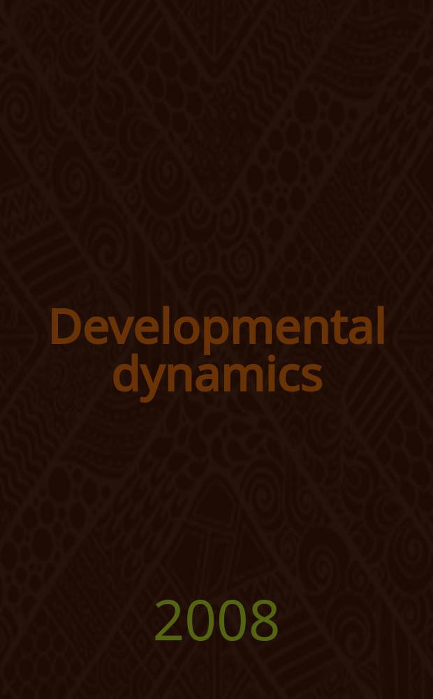 Developmental dynamics : An offic. publ. of the Amer. assoc. of anatomists (Formely The Amer. j. of anatomy). Vol. 237, № 7