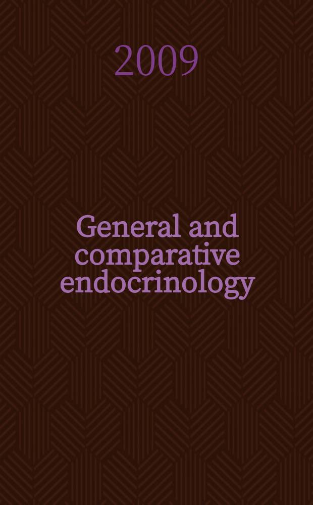 General and comparative endocrinology : An international journal. Vol. 164, № 2/3