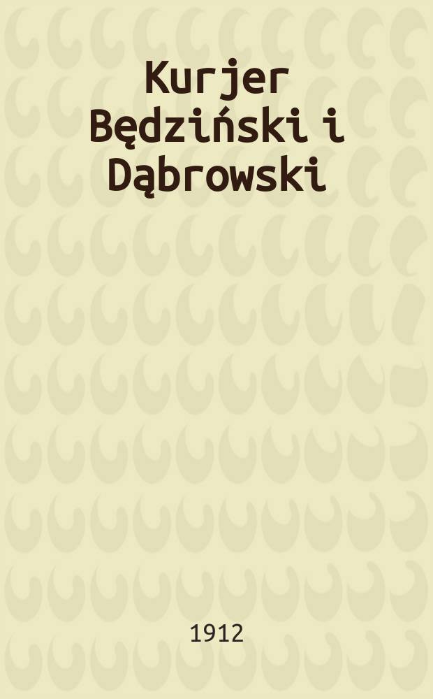 Kurjer Będziński i Dąbrowski