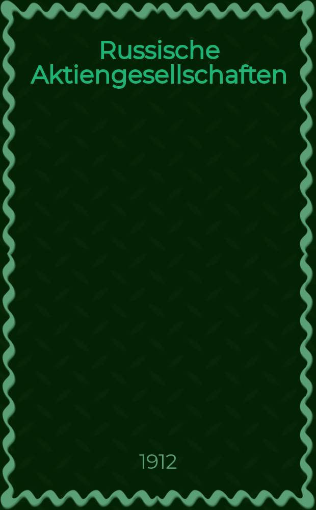 Russische Aktiengesellschaften