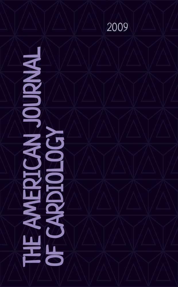 The American journal of cardiology : Official journal of the American college of cardiology A publication of the Yorke group. 2009 к vol. 104, № 10(A), suppl. : High-density lipoprotein as a therapeutic target = Липопротеины высокой плотности как терапевтические мишени. Следующая граница в снижении риска болезни коронарных артерий