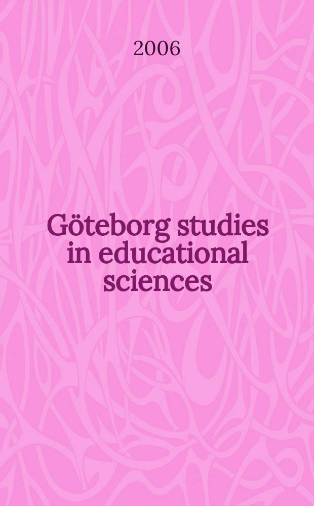 Göteborg studies in educational sciences : Kulturmöte i centralafrikansk ...