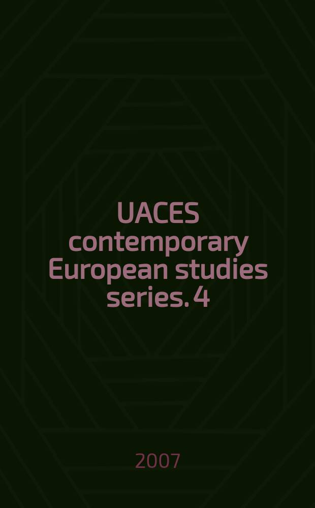 UACES contemporary European studies series. 4 : The European Union and and international development = Европейский Союз и международное развитие